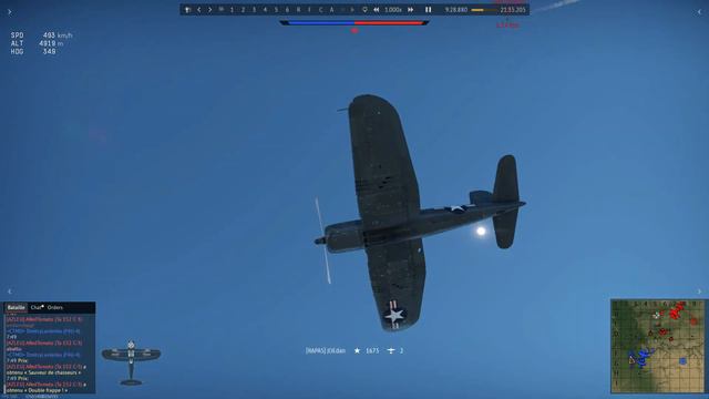 F2G-1 - Un grinder américain bon marché - War Thunder (FR) смотреть онлайн