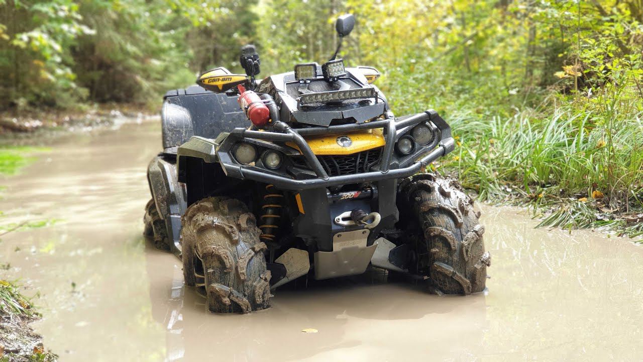 Про пневмоподвеску на Can-Am Brp Outlander 1000 XMR чем она так хороша?! смотреть онлайн