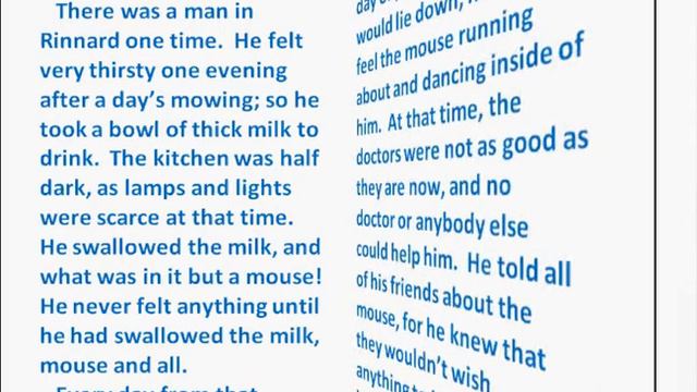 The Man who Swallowed the Mouse (Irish Stories) смотреть онлайн