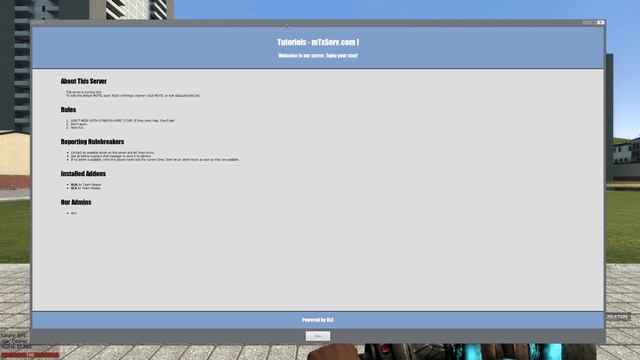 Devenir Administrateur sur Garry's Mod avec ULX & Ulib смотреть онлайн