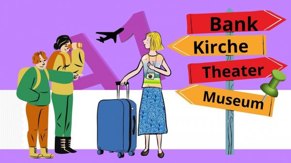 Goethe Zertifikat A1 / Wortschatz: Orientierung in der Stadt