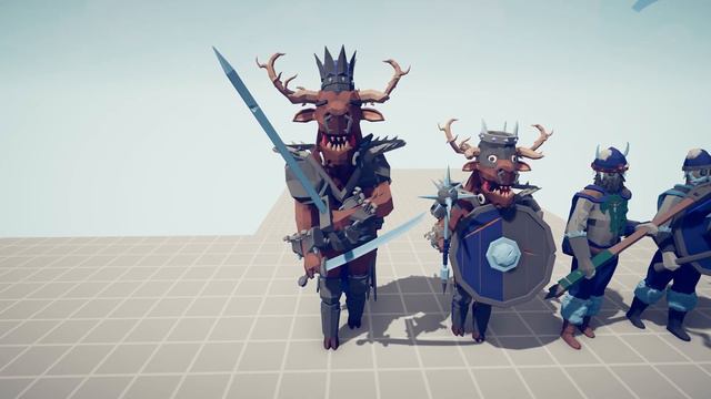 SPOOKY DLC Team vs VIKING ADDON Team - Totally Accurate Battle Simulator TABS смотреть онлайн