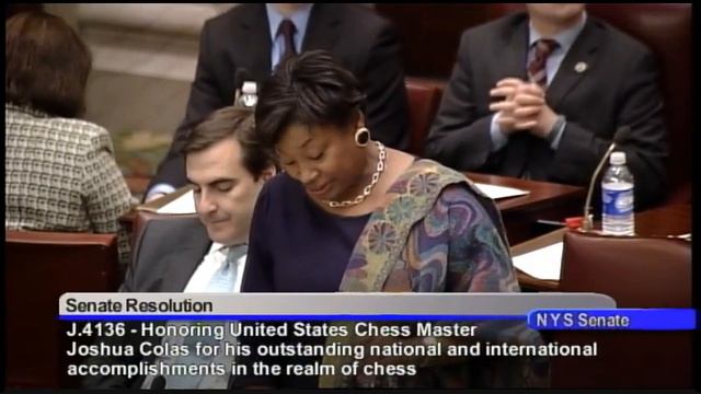 Senator Andrea Stewart-Cousins honors Chess Master Joshua Colas смотреть онлайн