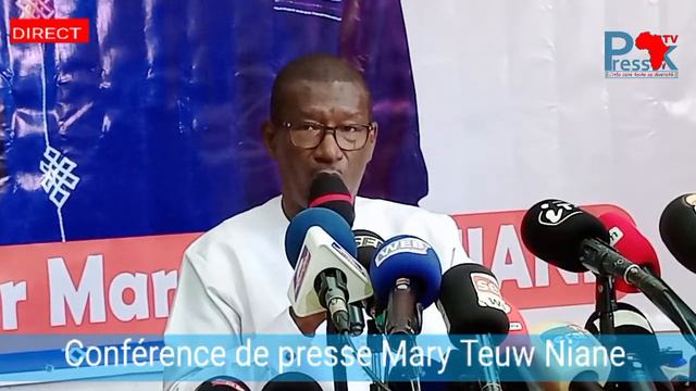Suivez en direct la déclaration de candidature de Mary Teuw Niane смотреть онлайн