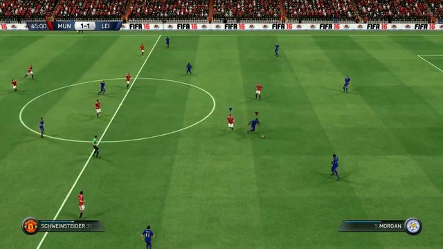 [Dad v Sam] Leicester City v Manchester United | FIFA 16 | Lets Play | Gameplay смотреть онлайн