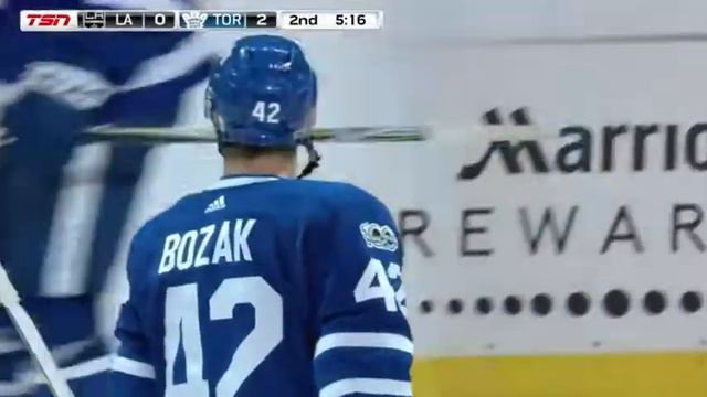 Tyler Bozak Goal vs LAK October 23, 2017 смотреть онлайн