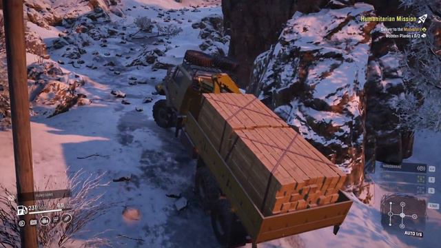 HERMİTSLERE KARGO KONTEYNIR VE MANASTIRA AHŞAP KALAS TESLİMATI SEZON 4 SNOW RUNNER смотреть онлайн