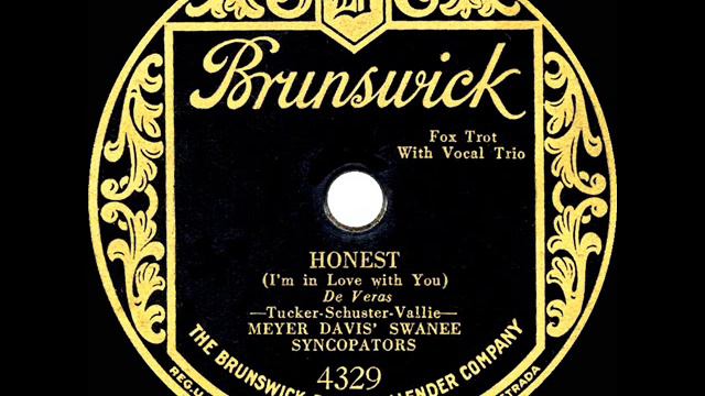 1929 Meyer Davis - Honest (I’m In Love With You) (vocal trio: Scrappy Lambert, Smith Ballew and ?) смотреть онлайн
