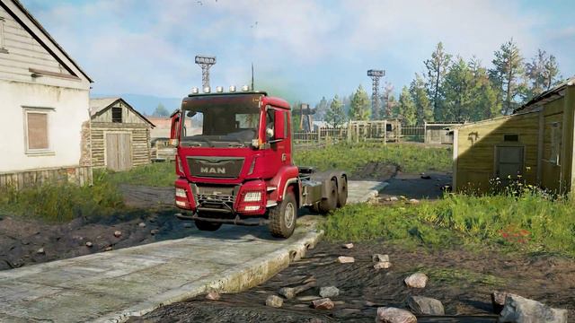 Zikz 612H | Diesel locomotive towing |Snowrunner смотреть онлайн