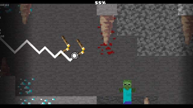 Minecraft cave 100% All coins смотреть онлайн
