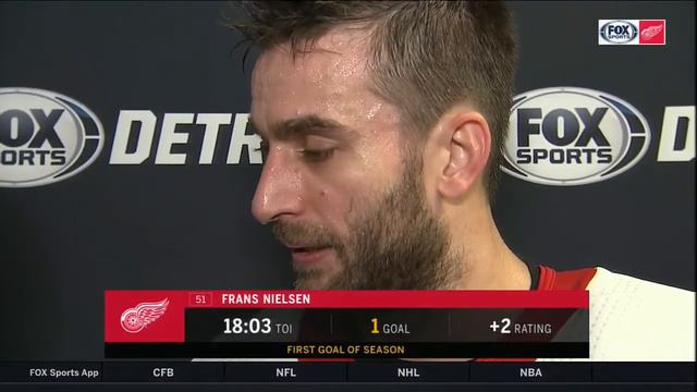 Red Wings LIVE 12.1.18: Frans Nielsen смотреть онлайн