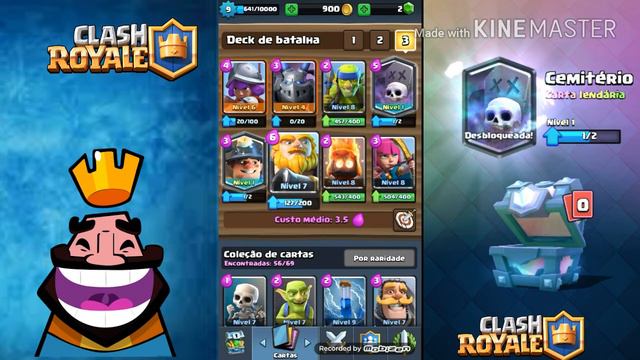 BUG DAS CARTAS GIGANTES !! CLASH ROYALE смотреть онлайн