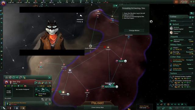 Stellaris Custom Empire Let's Play: New Pallas Republic смотреть онлайн