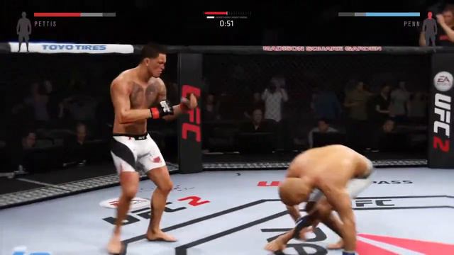 Энтони Петтис против Би джей пена смотреть онлайн