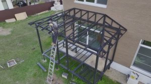 Каркас веранды из металла