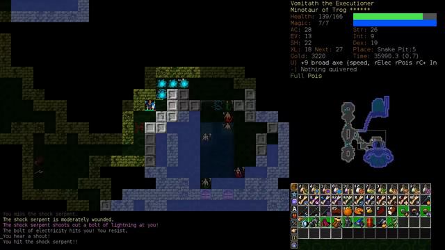 Let's Play Dungeon Crawl Stone Soup - Vomitath the Minotaur of Trog (3) смотреть онлайн