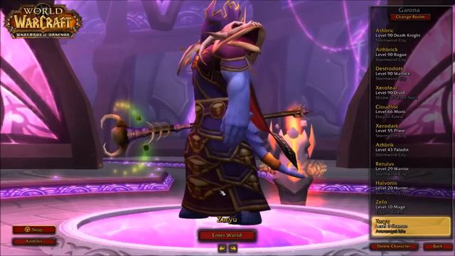My WoW Characters - WoD 2015 (World Of Warcraft) смотреть онлайн