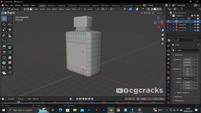Y2mate.mx-3D Perfume Product Modeling & Rendering in Blender смотреть онлайн