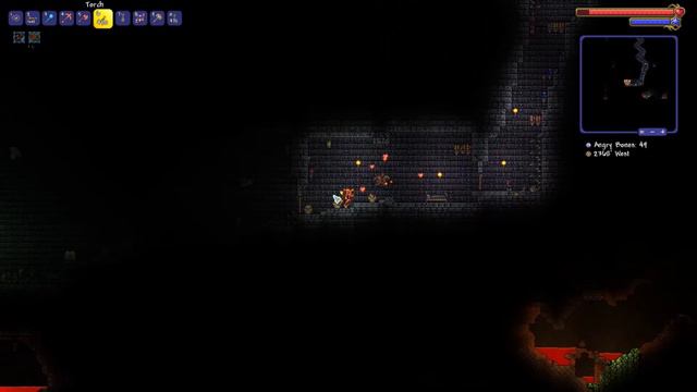 Terraria Let's Play - Part 9 | INTO THE DEPTHS OF DARKNESS смотреть онлайн