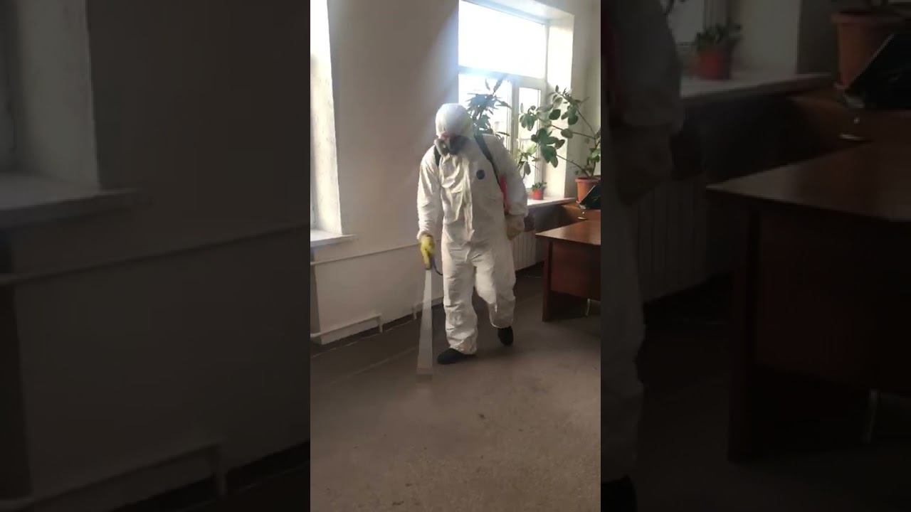 Дезинфекция офиса от коронавируса COVID-19