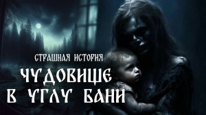 Страшная история "Чудовище в углу бани"