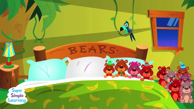 Ten In The Bed Super Simple Songs смотреть онлайн