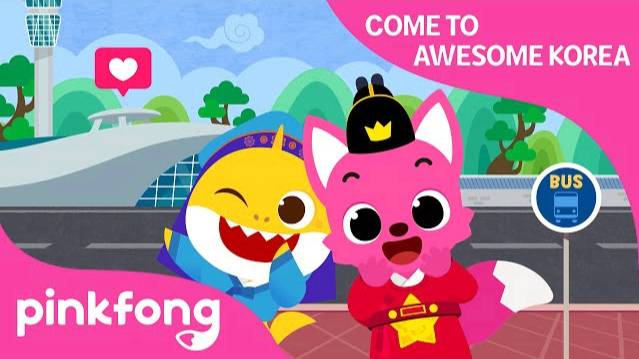 Come to Awesome Korea | Visit Seoul | Incheon Airport | Travel Song | Pinkfong Songs for Children смотреть онлайн