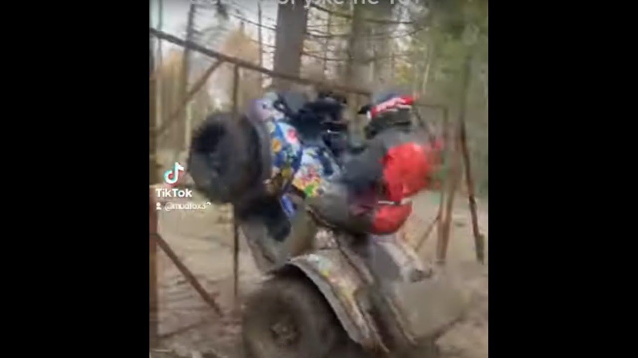 попытка взять штурмом ворота на YAMAHA Grizzly 700 смотреть онлайн