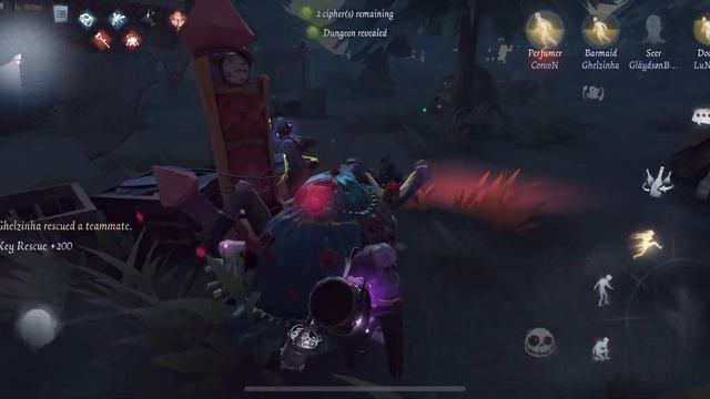 Gameplay Barmaid feat LuNeEx, Glaydson e Corvo - Identity V смотреть онлайн