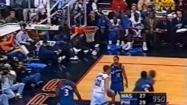 Allen Iverson 40pts vs Michael Jordan 30pts 01/02 NBA Game смотреть онлайн