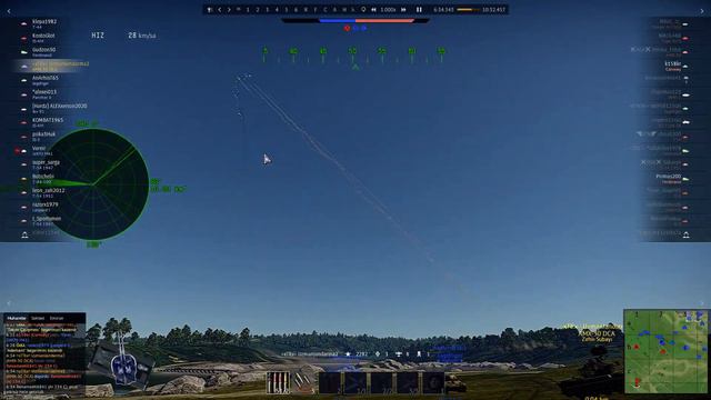 War Thunder | AMX 30 DCA Uçaksavar ile takımı hava saldırılarına karşı korumak :) смотреть онлайн