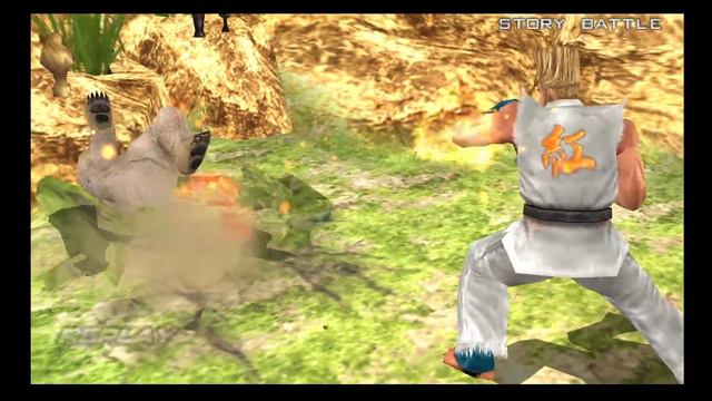 Tekken 5: Dark Resurrection. Kuma - Story Battle. PSP Gameplay. смотреть онлайн