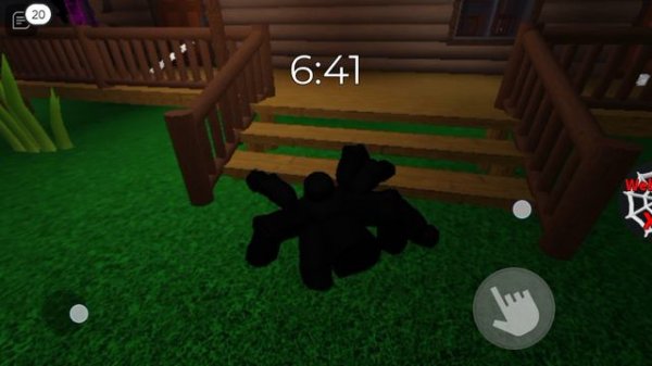 Играю в роблокс 🕷 паук ХОРРОР 👹💙