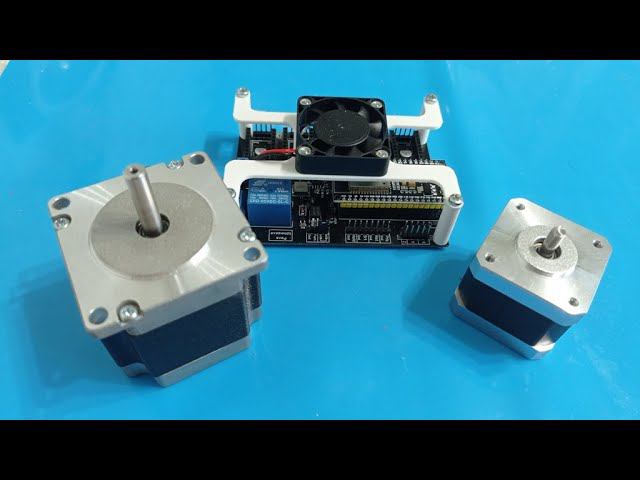 Контроллер ЧПУ GRBL ESP32. Модуль для внешних драйверов шаговых двигателей. смотреть онлайн