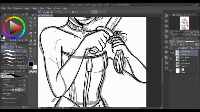E is for Elizabeth - Alphabet Challenge Speedpaint смотреть онлайн