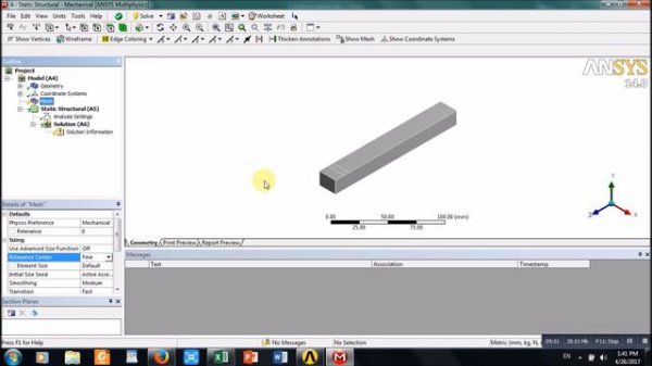 Ansys Static Analysis Tutorials-Plasticity Analysis-English Version