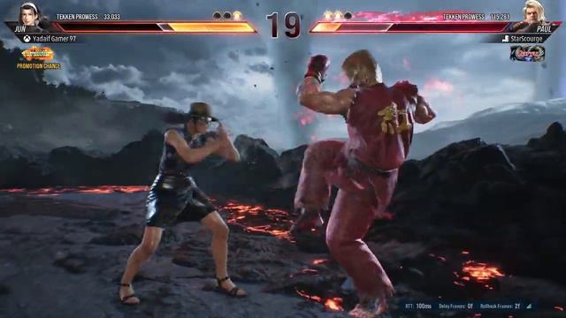 Tekken 8 -  Jun Vs Paul Gameplay Ultra Hard