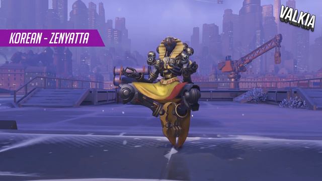 Korean Voice for Zenyatta sounds BAD ASS! in Overwatch смотреть онлайн