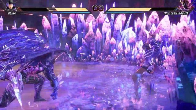 Tekken 8 True Devil Kazuya Almost Kills Reina Mishima - True Devil Kazuya Boss Fight смотреть онлайн