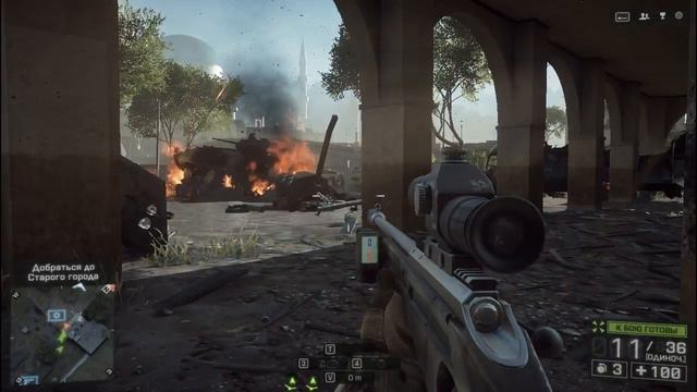 Прохождение Battlefield 4 #6 часть 1 - Ташгар (Старый город) смотреть онлайн