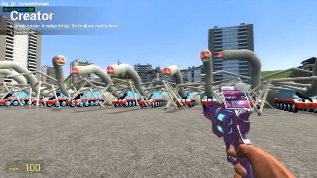 NEW THOMAS TRAIN ( ENRAGED ) NEW CLONE IN GARRY'S MOD смотреть онлайн