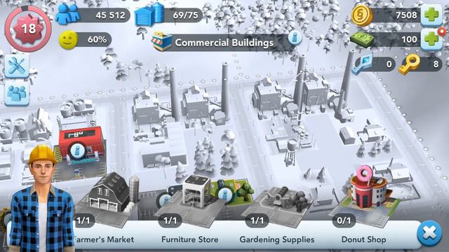 SimCity Buildit : Level 18 Complete Speed up x2 fast Produce смотреть онлайн