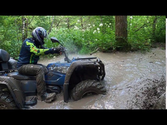 Cfmoto x4 vs Yamaha grizzly 700 off road battle смотреть онлайн