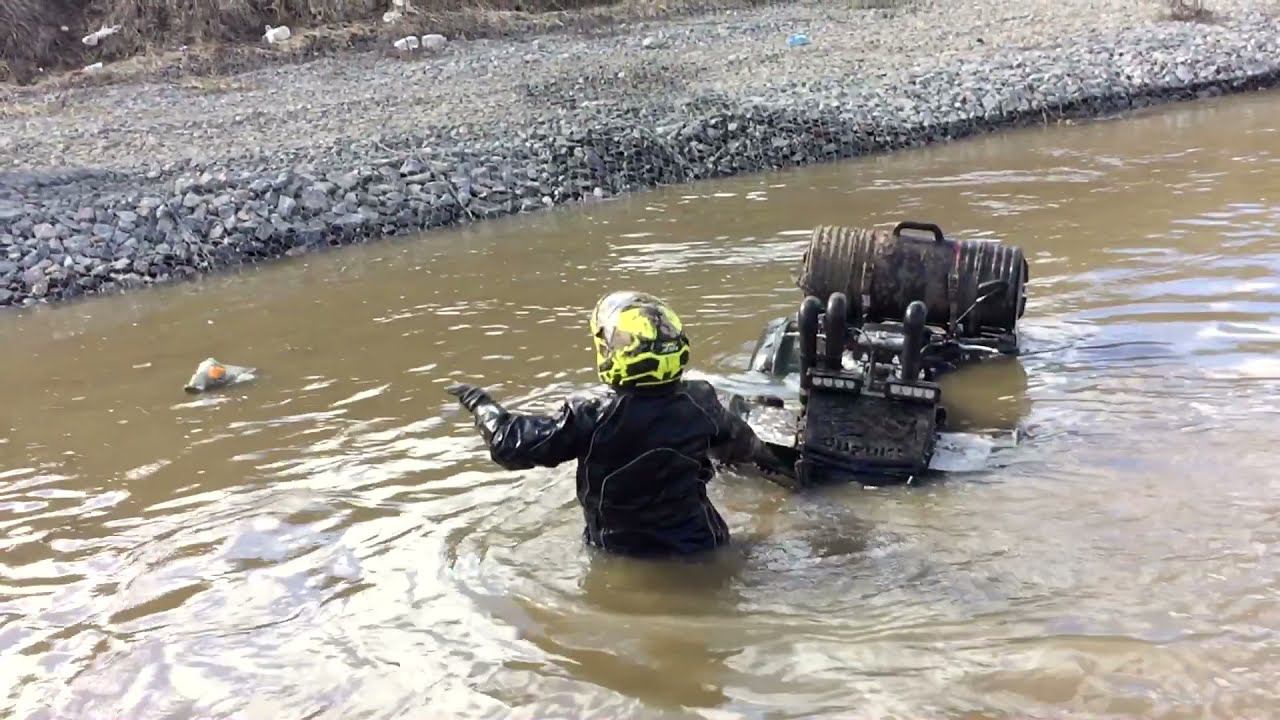 Утопили Suzuki KingQuad 750 смотреть онлайн