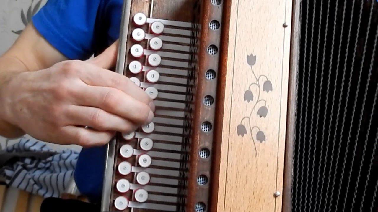 По долинам и по взгорьям...(Марш Сибирского полка,как играть на гармони) смотреть онлайн