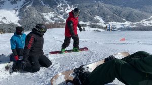 13. Тренировка паховых связок, натянул - расслабил - натянул. Карвинг. Сноуборд. Илья Косяченко