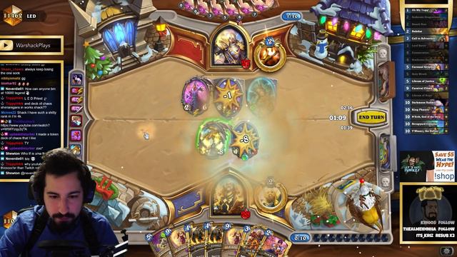 Ramp 10 Mana Turn 4! | NEW Style BIG Paladin! ! Darkmoon Faire hearthstone смотреть онлайн