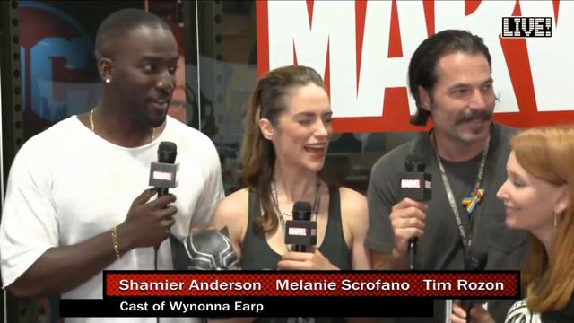 Wynonna Earp Marvel with Melanie Scrofano, Tim Rozon and Shamier Anderson смотреть онлайн