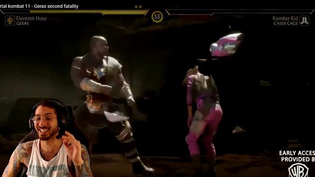Mortal Kombat 11: Geras 2nd Fatality (REACTION!) смотреть онлайн