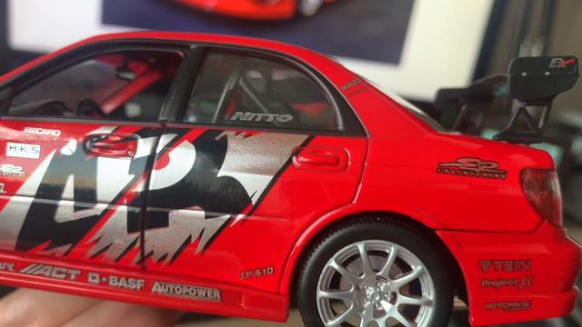 Обзор модели APR Subaru Impreza в масштабе 1:24 от Welly смотреть онлайн